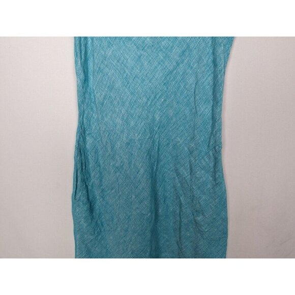 Horny Toad & Co S 100% Linen Scoop Neck Sleeveless Knee Length Dress Outdoors - Picture 5 of 10